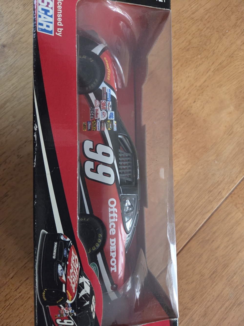 Red and Black #99 Collectible Race Car - Picture 4 of 6